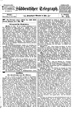 Süddeutscher Telegraph Donnerstag 24. Juni 1869