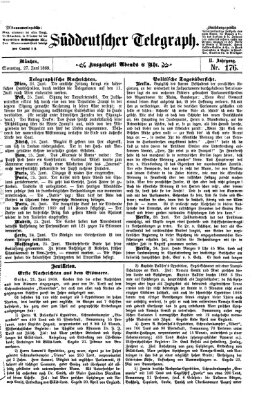 Süddeutscher Telegraph Sonntag 27. Juni 1869