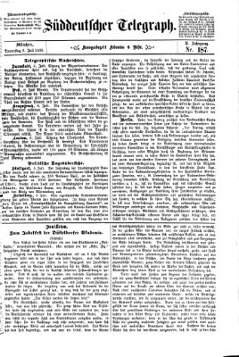 Süddeutscher Telegraph Donnerstag 8. Juli 1869