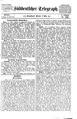 Süddeutscher Telegraph Donnerstag 15. Juli 1869