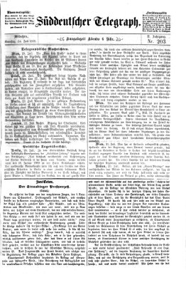 Süddeutscher Telegraph Samstag 24. Juli 1869