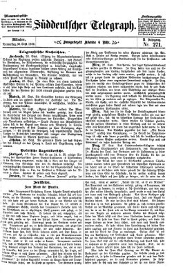 Süddeutscher Telegraph Donnerstag 30. September 1869