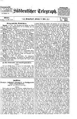 Süddeutscher Telegraph Samstag 16. Oktober 1869