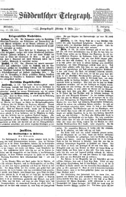 Süddeutscher Telegraph Sonntag 17. Oktober 1869