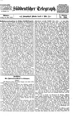 Süddeutscher Telegraph Dienstag 23. November 1869