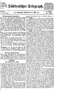 Süddeutscher Telegraph Freitag 10. Dezember 1869