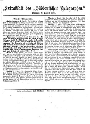 Süddeutscher Telegraph Dienstag 9. August 1870