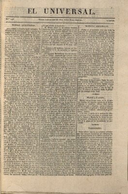 El Universal Freitag 6. Oktober 1820