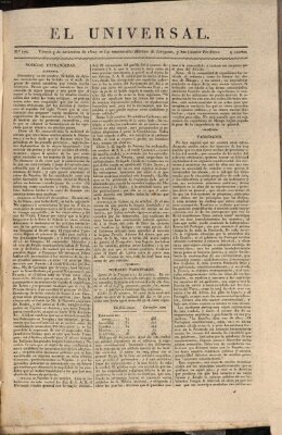 El Universal Freitag 3. November 1820