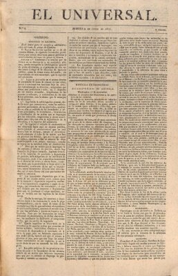 El Universal Dienstag 9. Januar 1821