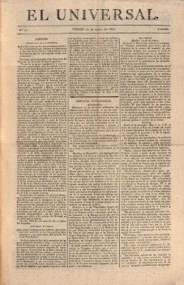 El Universal Freitag 12. Januar 1821