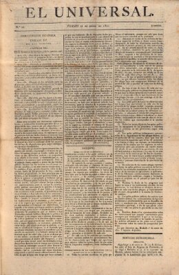 El Universal Freitag 26. Januar 1821