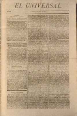 El Universal Donnerstag 7. Juni 1821