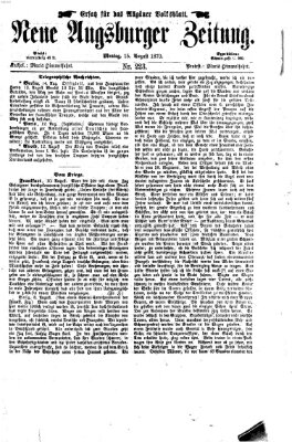 Allgäuer Volksblatt Montag 15. August 1870