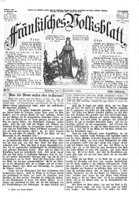 Fränkisches Volksblatt. Ausg. 000 (Fränkisches Volksblatt) Samstag 5. September 1868