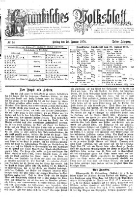 Fränkisches Volksblatt. Ausg. 000 (Fränkisches Volksblatt) Freitag 28. Januar 1870