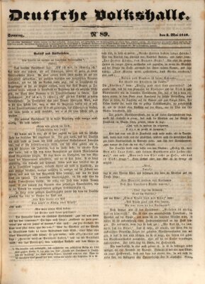 Deutsche Volkshalle Sonntag 3. Mai 1840