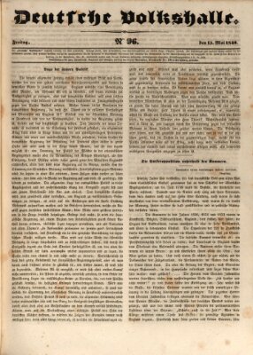 Deutsche Volkshalle Freitag 15. Mai 1840