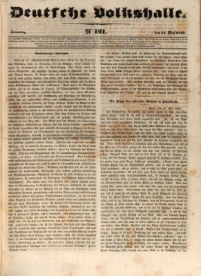 Deutsche Volkshalle Sonntag 24. Mai 1840