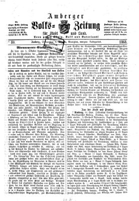 Amberger Volks-Zeitung für Stadt und Land Donnerstag 1. Oktober 1868