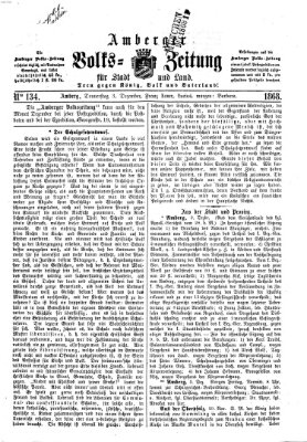 Amberger Volks-Zeitung für Stadt und Land Donnerstag 3. Dezember 1868