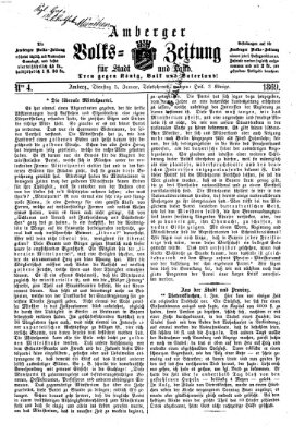 Amberger Volks-Zeitung für Stadt und Land Dienstag 5. Januar 1869