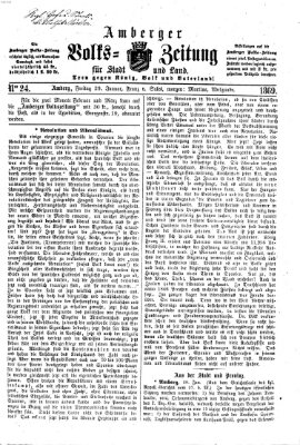 Amberger Volks-Zeitung für Stadt und Land Freitag 29. Januar 1869