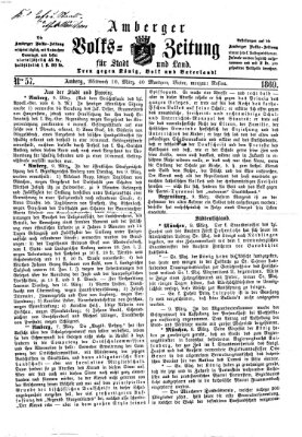 Amberger Volks-Zeitung für Stadt und Land Mittwoch 10. März 1869