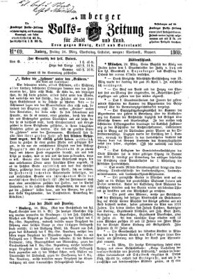 Amberger Volks-Zeitung für Stadt und Land Freitag 26. März 1869