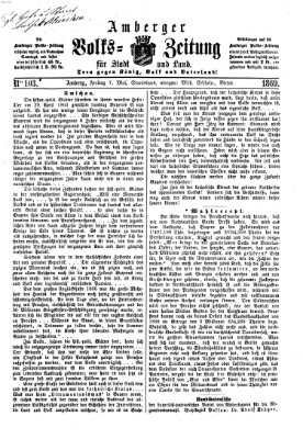 Amberger Volks-Zeitung für Stadt und Land Freitag 7. Mai 1869