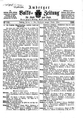 Amberger Volks-Zeitung für Stadt und Land Freitag 14. Mai 1869