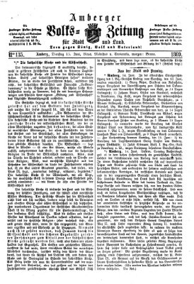 Amberger Volks-Zeitung für Stadt und Land Dienstag 15. Juni 1869