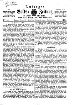 Amberger Volks-Zeitung für Stadt und Land Mittwoch 30. Juni 1869