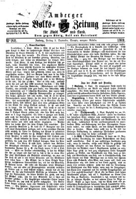 Amberger Volks-Zeitung für Stadt und Land Freitag 3. September 1869