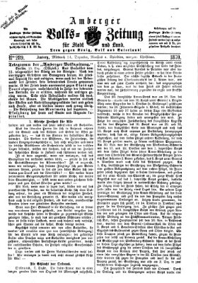 Amberger Volks-Zeitung für Stadt und Land Mittwoch 14. Dezember 1870