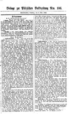 Pfälzische Volkszeitung und Kaiserslauterer Wochenblatt (Pfälzische Volkszeitung) Sonntag 6. Mai 1866