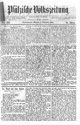 Pfälzische Volkszeitung Montag 5. November 1866