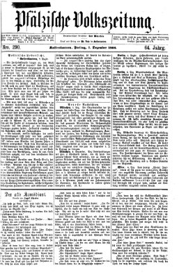 Pfälzische Volkszeitung Freitag 7. Dezember 1866