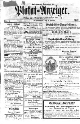 Pfälzische Volkszeitung Sonntag 6. Januar 1867