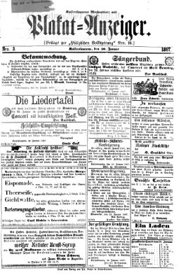 Pfälzische Volkszeitung Sonntag 20. Januar 1867