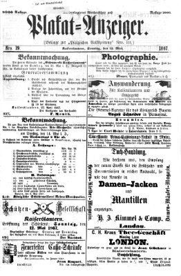 Pfälzische Volkszeitung Sonntag 12. Mai 1867