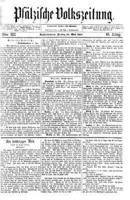 Pfälzische Volkszeitung Freitag 24. Mai 1867