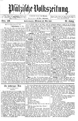 Pfälzische Volkszeitung Mittwoch 29. Mai 1867