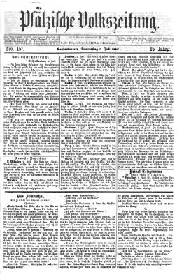 Pfälzische Volkszeitung Donnerstag 4. Juli 1867