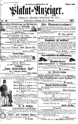 Pfälzische Volkszeitung Sonntag 17. November 1867