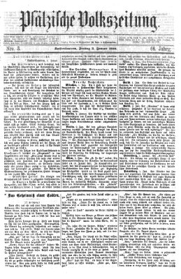 Pfälzische Volkszeitung Freitag 3. Januar 1868