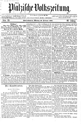 Pfälzische Volkszeitung Montag 10. Februar 1868