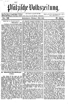 Pfälzische Volkszeitung Montag 4. Mai 1868