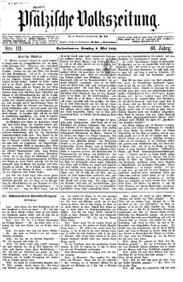 Pfälzische Volkszeitung Samstag 9. Mai 1868