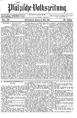 Pfälzische Volkszeitung Freitag 15. Mai 1868